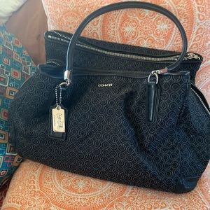 Authentic black Coach bag